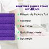 BPrettier Foot Pumice Stone Pumice Stone for Feet Foot Scrubber Sponge Callus Remover Dead Skin,Pedicure Supplies Nail Salon Home Use 40 PCS view 2