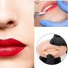 AIYUENCICI 2 Pcs 3D Tattoo Practice Lips, Soft Silicone Realistic Tattooing Fake Skin for Semi Permanent Make Up Microblading Lip Training Kit (Beige) view 3