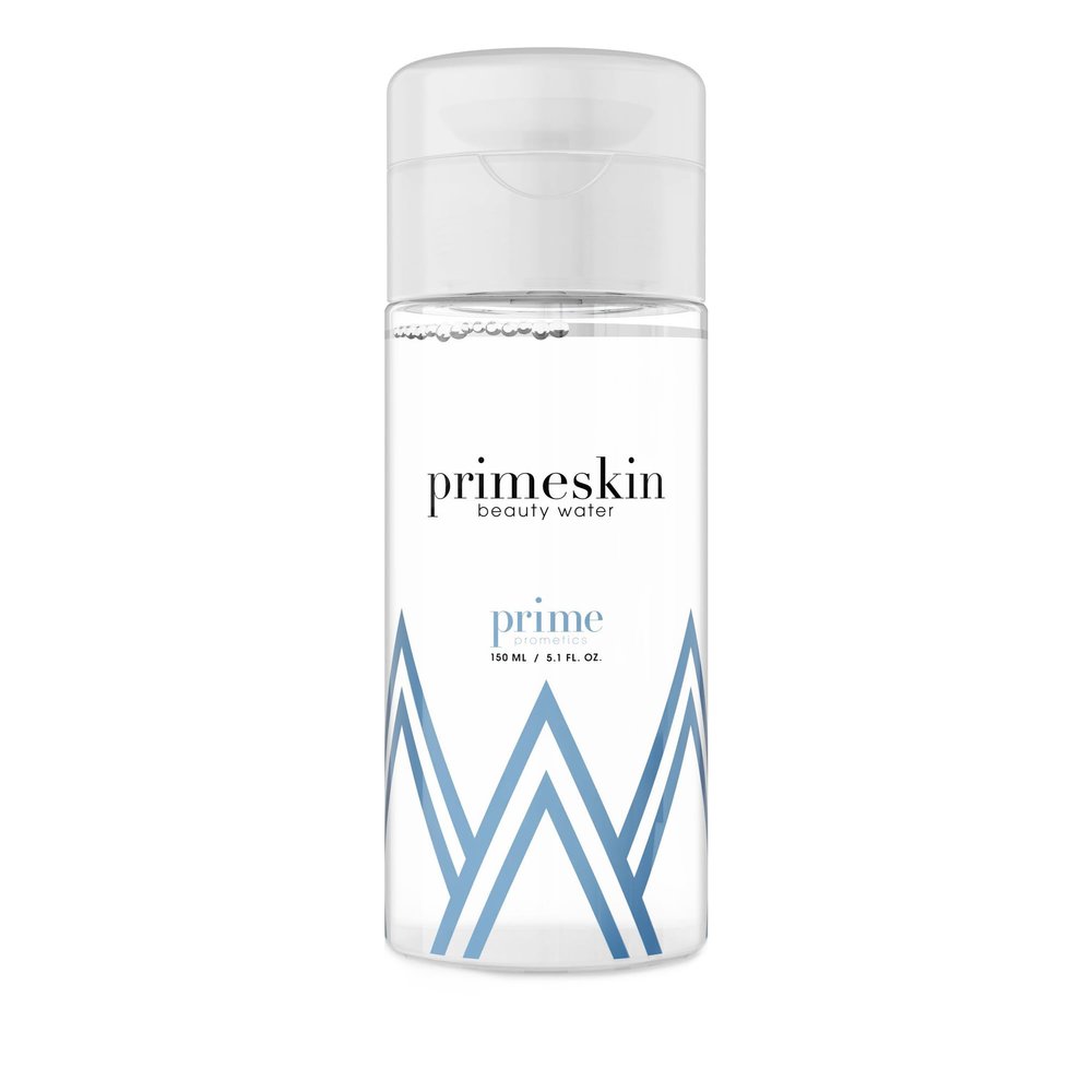 PRIME PROMETICS PrimeSkin Beauty Water Deeply Hydrating Pro-Age Make-Up Remover for Mature Women Clean, One Swipe for All Skin Types pH balanced, Hypoallergenic
