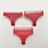 3X Hair Clipper Comb 03059-100 Replacement For 40mm Wide T-blade Trimmer 2215 3792 8081 8171 Red view 1
