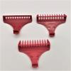 3X Hair Clipper Comb 03059-100 Replacement For 40mm Wide T-blade Trimmer 2215 3792 8081 8171 Red view 2