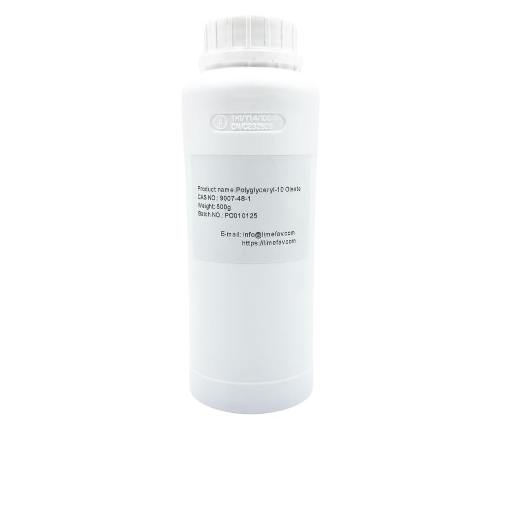 LimeFav Polyglyceryl-10 Oleate, for Skin Care Products and Makeup Formulations, CAS NO.: 9007-48-1(500g/17.6oz)