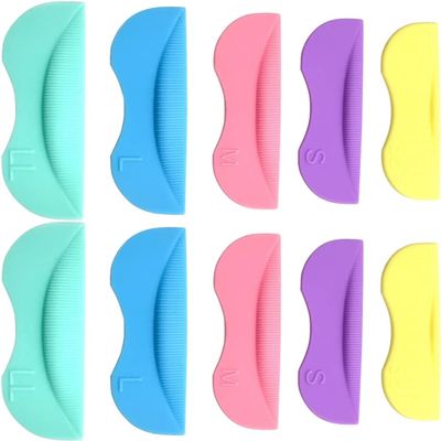 Beavorty 5pairs Silicone Eyelash Perming Pads Reusable Tools for Beauty Salons and Home Use Washable Pads for Perming and Lifting Lashes