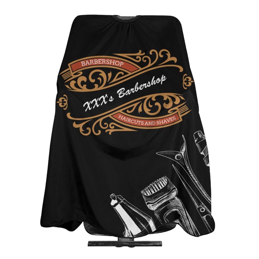 Custom Barber Cape Hairdresser Cape, Personalized Salon Cape for Men, Customized Hair Cutting Cape for Home Salon Barbershop