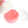 Beaupretty 2pcs Dusting Powder Box with Puff Case Powder Container for Body and Talc Portable Design for Travel and Home Use Storage view 3