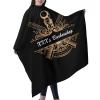 Custom Barber Cape Hairdresser Cape, Add Text Personalized Salon Cape for Men, Customized Hair Cutting Cape for Home Salon Barbershop view 2