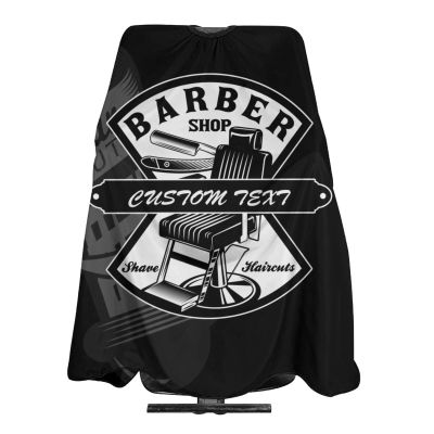 Custom Barber Cape Hairdresser Cape, Add Your Photo Text Logo Personalized Barber Salon Cape for Men, Customized Hair Cutting Cape for Home Salon Barbershop