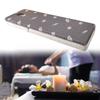 Beauty Bed Mattress Topper Trapezoidal Head Massage Table Mattress 5Cm Thicken Spa Bed Memory Foam Mattress Pad Non-Slip Lash Bed Cushion Cover with Breathing Hole,Grey,80x185cm view 1
