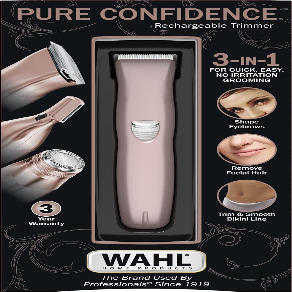 Wahl, Pure Confidence Ladies Rechargeable Trimmer