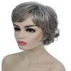 Still ME Grace Full Wig 24-30 in CurlySynthetic Fiber, Side Part Full Wig (Salt & Pepper Grey with Silver Grey HL Front) view 2