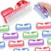 12Pcs Handle Grip Nail Brush, HOFASON Nail Brush for Cleaning Fingernails Manicure Scrub Hand Brushes to Cleaner Under Nails, Nail Cleaning Brush Pedicure Scrubbing tool Use for Foot Toenail Women Men view 1