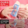 12Pcs Handle Grip Nail Brush, HOFASON Nail Brush for Cleaning Fingernails Manicure Scrub Hand Brushes to Cleaner Under Nails, Nail Cleaning Brush Pedicure Scrubbing tool Use for Foot Toenail Women Men view 3