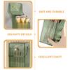 Zerodeko Makeup Brush Holder Lid Elegant Makeup Organizer Container for Brushes Pens and Nail Art Tools Storage for Home and Travel Luxurious Design view 3