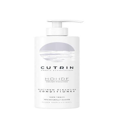 Cutrin Hohde Platinum Cleansing Conditioner 400 ml A Cleansing Conditioner for Bleached, Natural Blonde or Grey Hair