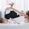FOMIYES Nylon Bath Towels Exfoliating Surface 4 Pcs Scrubbers for Dead Skin Removal Japanese Washcloths view 3