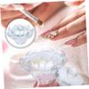 FOMIYES Crystal Nail Art Cup High-class Crystal Material Monomer Dish Lid for Gel Polish view 4