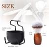 Shaving Brush Set for Men, 3pcs Shaving Set Includes Shaving Brush Shaving Bowl and Brush Stand view 3