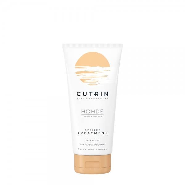 Cutrin Hohde Apricot Toning Treatment 200 ml. A pigment-rich treatment gives the hair a soft apricot tone