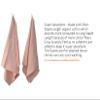 GO GREEN ORGANICS, Waffle Bath Towel Pack of 2, 30.5x58 INCHES, Natural Organic Cotton, GOTS Certified (Pearl Blush) Super ABSORBANT & Quick Dry, NO SOFTENERS, Environment Friendly view 4