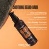 Men Rock Soothing Beard Balm - Oak Moss - Leave In Beard Conditioner for Men - Mens Skincare Products - Conditioning and Softening Balm - 3.4 oz view 2