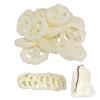 25Pcs Natural Loofah Slices of 2In, Reusable Natural Loofah Cuts for Cleaner Sponge Scrubber, Facial Soap Holder and DIY Customize Soap Tools for Wholesome Skin Care and Exfoliation with 1 Storage Bag view 1