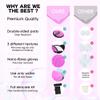 CHOK BEAUTY Reusable Makeup Remover Set and Eye Makeup Remover Pads | Award winner | Vegan, Cruelty-Free | Quality Guarantee | UK Brand view 2