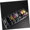 FRCOLOR 1pc Electric Clipper Storage Box Transparent Hair Clipper Holder Container for Organized Grooming Tools Compact Design for Easy Access and Safe Storage view 3
