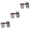 LALAFINA 12pcs Ponytail Hair Comb Versatile Hair Accessories for Easy Styling Adds Volume and Bounce to Ponytails Colors view 1