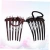 LALAFINA 12pcs Ponytail Hair Comb Versatile Hair Accessories for Easy Styling Adds Volume and Bounce to Ponytails Colors view 2