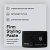 Black Wolf Hair Styling Paste for Men, Firm Hold  Matte Finish, Water Based Hair Styling Product for All Hair Styles & Types - Barber Grade Non-Greasy & Long-Lasting Wax - Add Texture & Volume 3 oz view 2