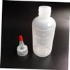 FRCOLOR 20pcs Plastic Squeeze Bottles Pe Material Dispenser Dropper Leakproof Sauce Bottle Cap for Ketchup Mustard Salad Dressing view 3