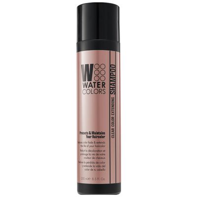 Watercolors by Tressa 3-in-1 Color Depositing Shampoo, Semi Permanent Hair Color, Hair Dye Shampoo for Curly, Dry, and Normal Hair, 8 fl oz - CLEAR
