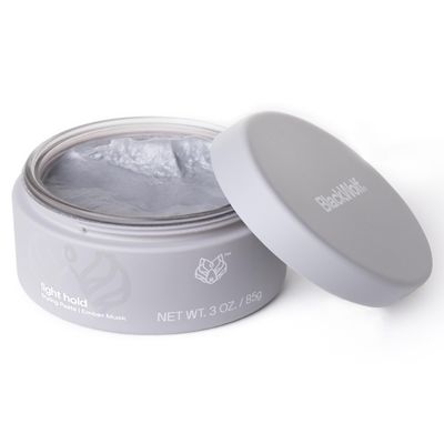 Black Wolf Hair Styling Paste for Men, Light Hold - Water Based Hair Styling Product for All Hair Styles & Types - Barber Grade Non-Greasy & Long Lasting Wax - Add Texture & Volume, 3 oz