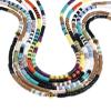 minihope 21 Inch Bright Spacer Bead Hair Wrap Set with Tassels, Hair Clips, and Retro Charm - 6 Styles for Women and Girls. view 3