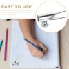 SOLUSTRE Eyebrow Pencil Sharpener Manual Metal Sharpener for Eyebrow and Makeup Pencils Design for Easy Use for Artists and Students view 3