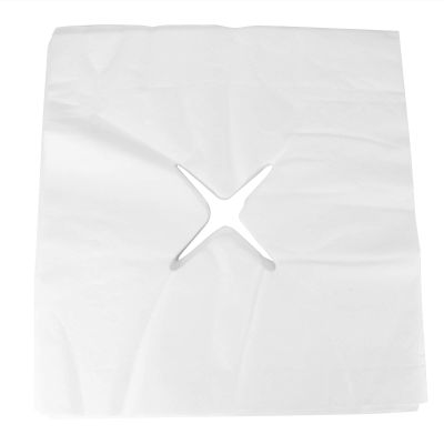 200pcs / Bag Massage Bed Towel, Massage Table Hole Towel Beauty Bed Breathing Space Cover, Disposable Non Woven Fabric Massage Table Bed Pillow Hole Towel Face Hole Mat