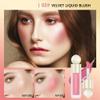 Mysense Silky Cream Blush Stick for Cheek Soft Pinch, Matte Blush Makeup Natural-Looking, Weightless, Long-Lasting - 02# Happy-Crushed Rose view 2