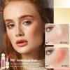 Mysense Silky Cream Blush Stick for Cheek Soft Pinch, Matte Blush Makeup Natural-Looking, Weightless, Long-Lasting - 04# Joy-Orange Red view 3