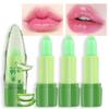 BINGBRUSH Aloe Vera Color Changing Green Lipstick Queen, Long Lasting Lip Care Nutritious Lip Balm Moisturizer Magic PH Lipstick Temperature Change Lip Gloss Makeup Set for Women (3Pcs Aloe Vera) view 1