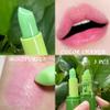 BINGBRUSH Aloe Vera Color Changing Green Lipstick Queen, Long Lasting Lip Care Nutritious Lip Balm Moisturizer Magic PH Lipstick Temperature Change Lip Gloss Makeup Set for Women (3Pcs Aloe Vera) view 4