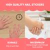 Omy Kawaii Nail Stickers for Kids - 200 Stickers, Waterproof, Durable, Fun, Creative Designs | Strong Enough to Last Through Hand Washing - Easy to Apply, Safe, Non-Toxic | Age 3 and Up view 4