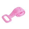 LUYILA Exfoliating Bath Washcloths Silicone Back Exfoliating Shower Pads, Extra Long Scrubber Skin Clean Shower Brushes, Back Scrubber Men Women Bath Towel Massage (Color : Pink) view 1