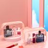 Amylove 10 Pcs Bridesmaid Makeup Bag for Bridal Party Gifts Clear Makeup Bags Toiletry Bridesmaid Proposal Gift Cosmetic travel Cosmetic Bag for Wedding Bachelorette Party Favor(Pink) view 2