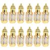 GLEAVI 12 pcs Essential Ml Mini Fragrance Exquisite Tiny Er Perfume Refillable Plastic Oil DIY Sub-ing Perfumes Balms On Golden Dispensing Gold Arabic Small for Container view 1