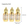 GLEAVI 12 pcs Essential Ml Mini Fragrance Exquisite Tiny Er Perfume Refillable Plastic Oil DIY Sub-ing Perfumes Balms On Golden Dispensing Gold Arabic Small for Container view 2