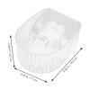 LALAFINA Nail Art Soaking Bowl Manicure Removal Bowl Gel Remover for Salon Home Use view 2