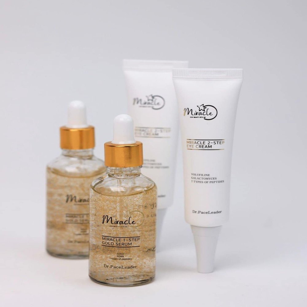 Miracle eye cream set, Dr. PaceLeader. Gold Serum, Eye Cream. The Best Moisturizing Eye Cream Set. Reduces Appearance of Dark Circles. Korean PREMIUM EYE CREAM