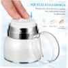 Beaupretty 2pcs Vacuum Pump Bottles Airless Pump Jars for Travel Refillable Cosmetic Containers for Lotions Creams Essentials Each view 3