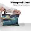 Cafl Mountain Cactus Moon Makeup Bag Travel Large Boho Desert Cactus Cosmetic Bag Essentials Jewelry Skincare Zipper For Women-108 inch view 4