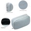 Long Keeper Cosmetic Bags for Women - Water Resistant Make Up Pouch Travel Zipper Toiletry Bag Makeup Organizer (Blue) view 3